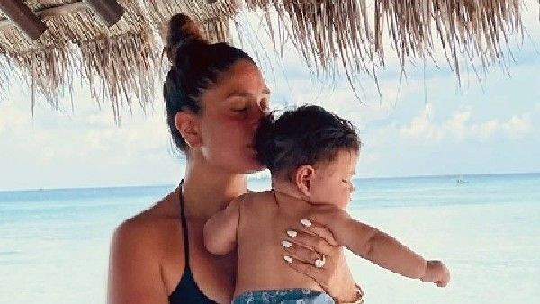 kareena Kapoor కుమారుడు జహంగీర్ ఆలీ ఖాన్ ఫోటో వైరల్.. అలా ముద్దు ముద్దుగా ఏం చేశాడంటే!