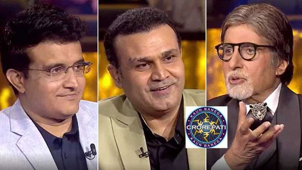 KBC 13: అమితాబ్‌ షోలో సెహ్వాగ్, గంగూలీ.. బిగ్‌బీ సీటు కబ్జా.. వీరు దాదాతో సౌరబ్ ఫైటింగ్!