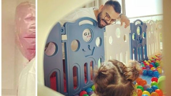 కూతురు వమికాతో విరాట్ కోహ్లి.. అనుష్క శర్మ షేర్ చేసిన ఫోటో వైరల్