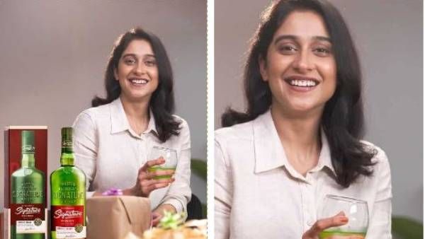 చేతిలో మందు గ్లాస్ పట్టుకొని..స్టైల్‌గా తిప్పుతూ.. విస్కీ బాటిల్‌తో హీరోయిన్ రెజీనా!