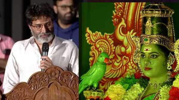 ప‌వ‌న్ క‌ల్యాణ్ నా ప‌క్క‌న కూర్చుంటే.. నా సతీమణి సౌజ‌న్య వేదికపై మీనాక్షి కల్యాణం.. త్రివిక్రమ్ ఎమోషనల్