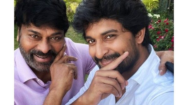 మెగాస్టార్ చిరంజీవితో కలిసి మీసం మెలేసిన నాని.. ఫొటో వైరల్