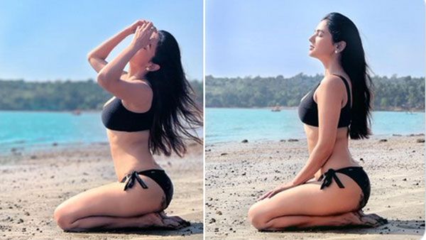 Sonal Chauhan రెచ్చిపోయి అందాలు ఆరబోత .. బికినీలో 'లెజెండ్' బ్యూటీ ఘాటు ఫోజులు!