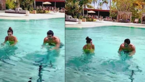 ప్రియురాలితో స్విమ్మింగ్ పూల్‌లో అర్జున్ కపూర్.. మలైకా అరోరా ఏం చేసిందో తెలుసా?