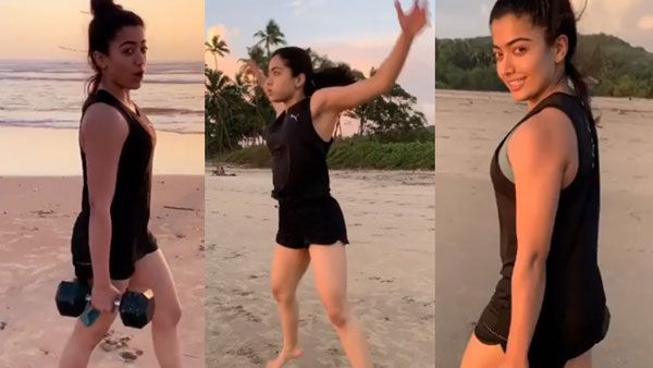 Rashmika Mandanna: పొట్టి నిక్కరులో కసిగా కష్టపడుతున్న రష్మిక.. ఆ స్టార్ హీరో సినిమా కోసమే..