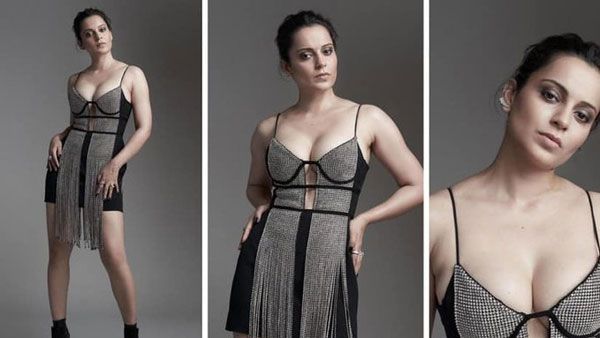 హద్దులు చెరిపేసిన కంగనా.. ఈవెంట్ కోసం ఎద అందాలు ఎర వేస్తూ రెచ్చిపోయిందిగా!