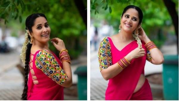 Anasuya Bharadwaj ఎర్ర చీర.. మల్లెపూలు.. గ్లామర్ ట్రీట్‌తో అదరగొట్టిన రంగమ్మత్త