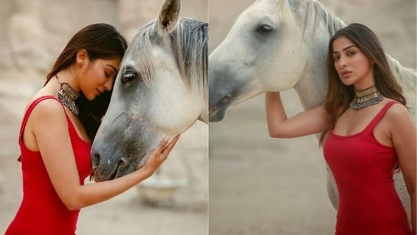 Raai Laxmi: గుర్రంతో హాట్​గా లక్ష్మీ రాయ్​ పోజులు.. మతి పోగొడుతున్న రత్తాలు ఫొటోలు