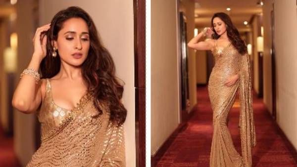 అఖండ హీరోయిన్ అందాల ప్రదర్శన: పైటను పక్కకు జరిపి మరీ!