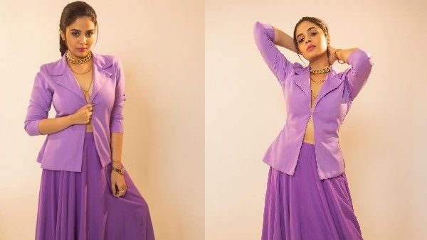 Sreemukhi: చేతులు పైకెత్తి యాంకర్ శ్రీముఖి పోజులు.. ఫోకస్ అవుతున్న ఎద అందాలు