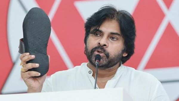 వైసీపీ నేతలకు చెప్పు‌తో పవన్ వార్నింగ్.. వైరల్‌గా మారిన పవర్ స్టార్ స్లిప్పర్స్.. వాటి ఖరీదు ఎంతో తెలుసా?
