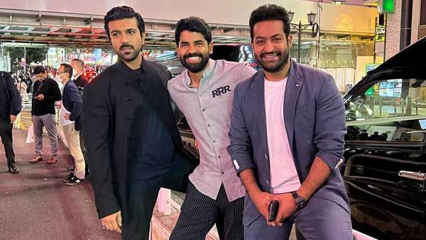 RRR మూవీకి ప్రతిష్టాత్మక అవార్డు.. స్వీకరించిన రాంచరణ్ ఎన్టీఆర్.. రాజమౌళి డుమ్మా ఎందుకంటే?