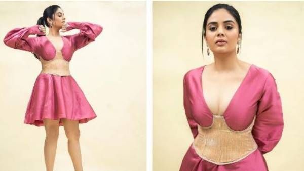 Sreemukhi: పొట్టి గౌనులో శ్రీముఖి అందాలు.. ఈసారి మరింత ఎక్కువగా గ్లామర్ ట్రీట్