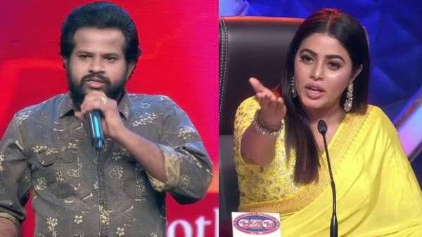 Hyper Aadi: సిగ్గు ఉంటే మూసుకొని వేళ్ళు.. హైపర్ ఆది పరువు పోయేలా పూర్ణ సీరియస్