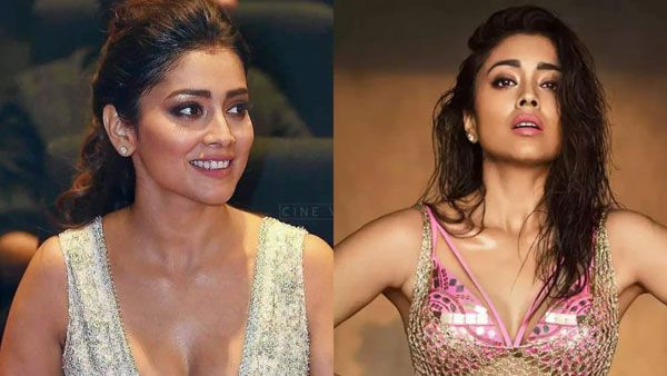 ఉప్పొంగుతున్న ఎద అందాలతో శ్రీయ సరన్.. కాలు పైకెత్తి మరి అలా.. తల్లి అయిన కూడా తగ్గని హాట్ షో!