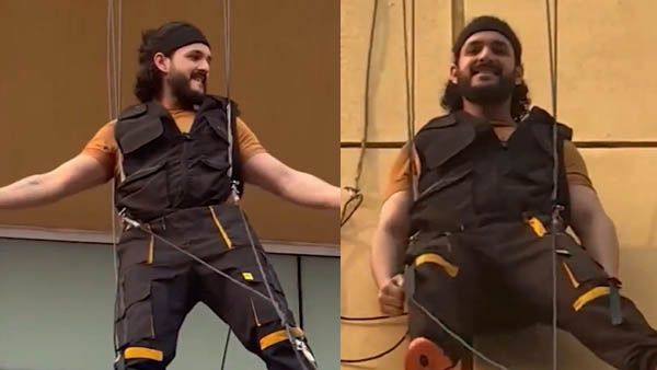 Akhil: ఏ హీరో చేయని సాహసం చేసిన అఖిల్.. ఛాతిపై బాదుకుంటూ వైల్డ్‌గా.. వీడియో వైరల్