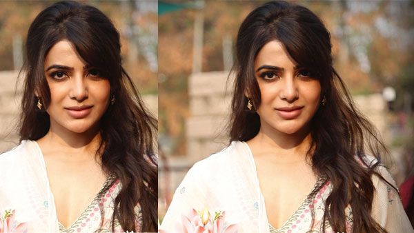 స్టన్ అయ్యేలా సమంత నయా హాట్ షో.. జారుతున్న డ్రెస్సులో మత్తెక్కించేలా పోజు