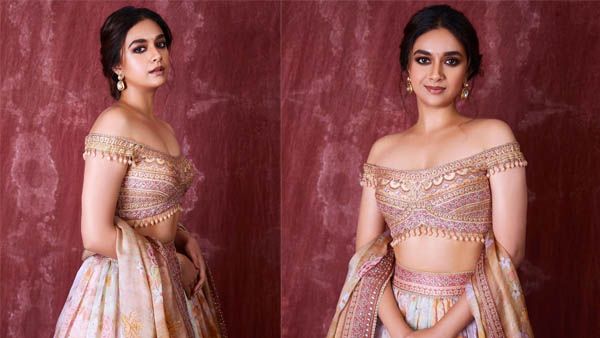 జాకెట్ కిందకు జరిపి కీర్తి సురేష్ ఎద అందాల విందు.. జూమ్ చేసి మరి ఫోకస్ అయ్యేలా ఫొటోలు