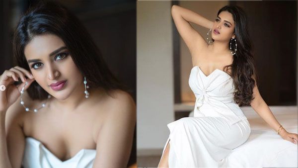 నిధి అగర్వాల్ ఎద అందాల రచ్చ: టైట్ టాప్‌లో మొత్తం కనిపించేలా!