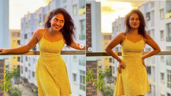 పొట్టి డ్రెస్సులో దేత్తడి పిల్ల ఓపెన్ హాట్ షో.. ఫ్రంట్ బ్యాక్ ముందుకు వంగి చూపిస్తూ!