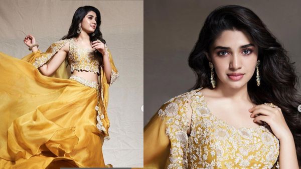 గేట్లు ఎత్తేసిన బేబమ్మ: తొలిసారి ఎద అందాలను అలా ప్రదర్శిస్తూ!