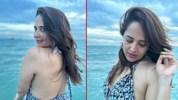 Anasuya bharadwaj: మళ్ళీ బికినీ స్టిల్స్ తో షాక్ ఇచ్చిన అనసూయ.. మత్తెక్కించేసిందిగా..