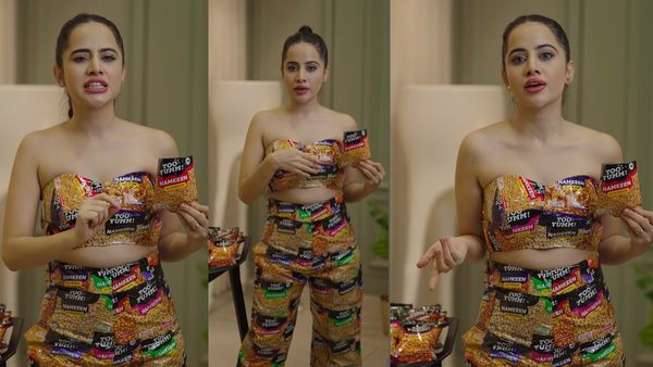 మిక్చర్ ప్యాకెట్ల డ్రెస్సులో బిగ్ బాస్ భామ.. ఊహకందని విధంగా హాట్ షో!