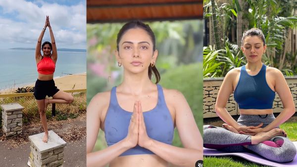 Yoga Day 2023: యోగా చేస్తూ హీరోయిన్ల హాట్ షో.. ఆ ఆసనాలు, అందాలు చూస్తే మెంటలే!
