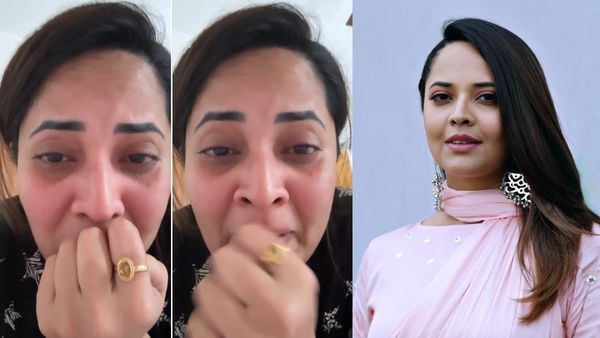 Anasuya Bharadwaj Crying Video: వెక్కివెక్కి ఏడ్చిన అనసూయ... అంతలా ఏం కష్టం వచ్చిందో?