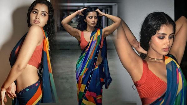 Anupama Parameswaran: టెంప్టింగ్ పోజులతో అనుపమ గ్లామర్ ట్రీట్... చీర కిందకి లాగి చూపిస్తోంది ఏంటి భయ్యా?