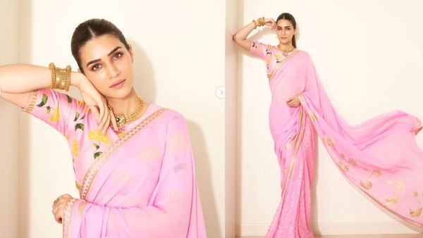 Kriti Sanon: గులాబీలా మారిపోయిన మహేష్ బాబు హీరోయిన్ - లుక్కేస్తే చాలు కిక్కెక్కుతుంది!