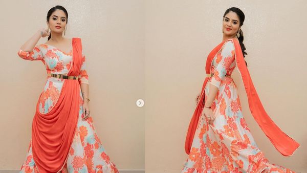 Anchor Sreemukhi: ఆరెంజ్ డ్రెస్సులో అదిరిన శ్రీముఖి అందాలు - ఆ ఫోజులు చూశారంటే ఇక మీ పని అంతే!