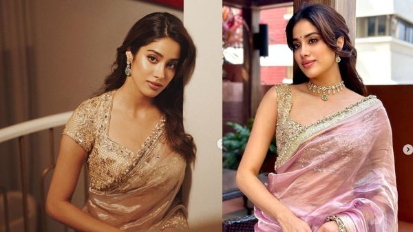 Janhvi Kapoor: జాబిలమ్మలా మెరిసిపోతున్న జాన్వీ కపూర్.. చీరలో చింపేసిందిగా!