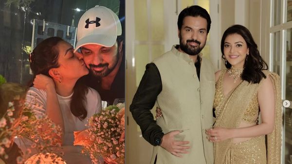 Kajal Aggarwal: భర్తకి లిప్ లాక్స్ ఇస్తూ రెచ్చిపోయిన కాజల్... ఇలా చేస్తే కుర్రాళ్లు ఏమవ్వాలి?