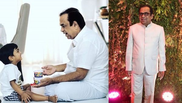 తాతలా కుంచెపట్టిన బ్రహ్మానందం మనవడు.. ఫోటోలు వైరల్