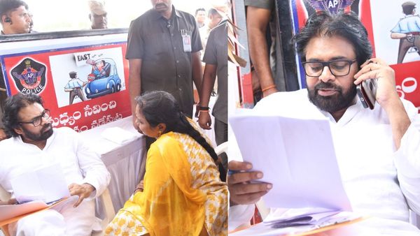 రోడ్డు పక్కనే పవన్ కళ్యాణ్ ప్రజాదర్బార్.. కాన్వాయ్ ఆపి పూరిపాకలో బాధితుల సమస్యలపై..!