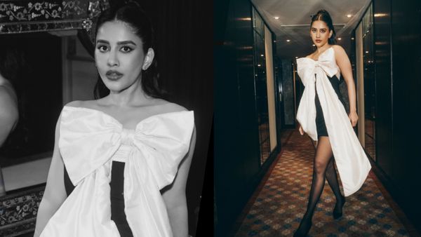 బ్లాక్ అండ్ వైట్ కాంబినేషన్‌లో ఇస్మార్ట్ పోరి సెగలు.. అక్కడ ముడి విప్పిందో అంతే!