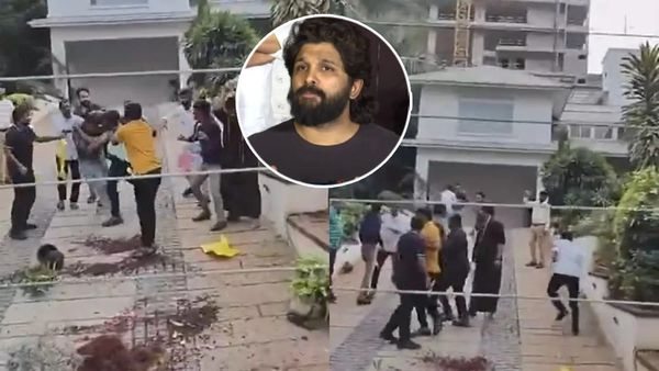 అల్లు అర్జున్ ఇంటిపై రాళ్ల దాడి .. షాకింగ్ విజువల్స్.. చేసింది ఎవరంటే?