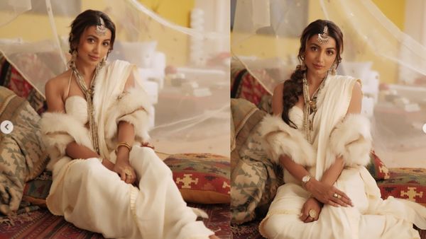 Tejaswi Madivada : రాజకుమారిలా బోల్డ్ బ్యూటీ .. ఆ పార్ట్‌ని ముత్యాల దండతో కవర్ చేస్తూ