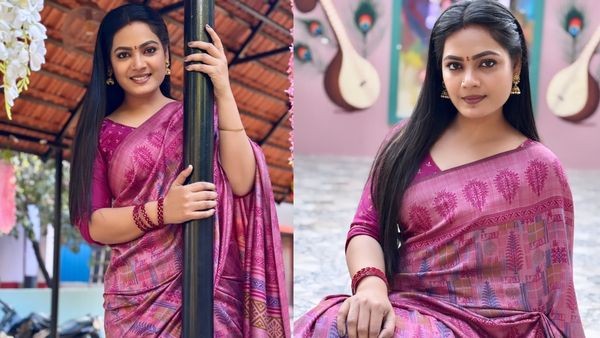 చీరకట్టులో గిలిగింతలు .. నడుము అందాలతో కవ్విస్తోన్న గుప్పెడంత మనసు బ్యూటీ