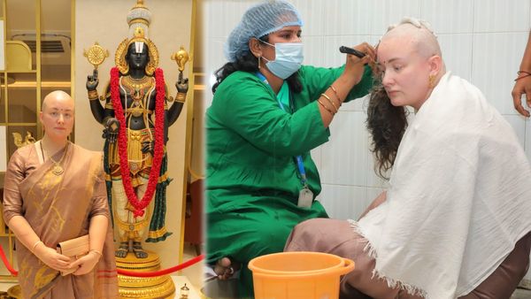 సనాతన ధర్మంతొ పవన్ కల్యాణ్ సతీమణి.. తిరుమలలో తలనీలాలు అర్పించిన అన్నా (Video)