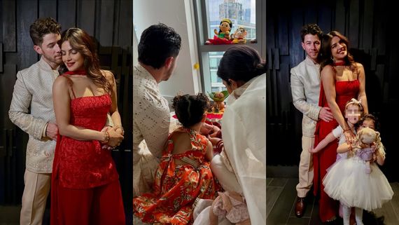 Priyanka Chopra Diwali Bash: सफेद सूट में की पूजा फिर शरारा में मनाई दीवाली, रंगोली बनाकर किया लक्ष्मी पूजन