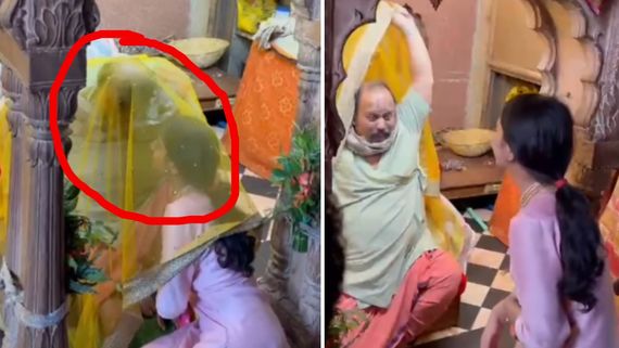 प्रेमानंद महाराज के गुरु ने महिला पर की ऐसी कृपा, चुनरी के अंदर... मोहित मराल का FULL VIDEO