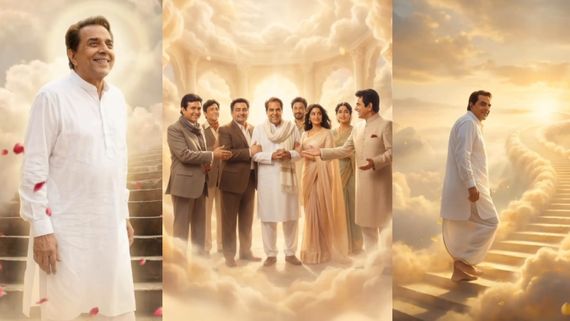 Dharmendra AI Video: स्वर्ग से सामने आया धरम पाजी का वीडियो, दिलीप कुमार ने ऐसे किया वेलकम!