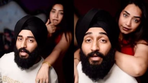 Full Video: कुल्हड़ पिज्जा कपल के नए वीडियो का इंटरनेट पर हल्ला, इस बार टेबल के नीचे घुसकर सरदार जी ने... 