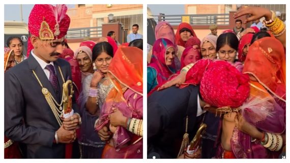 घोड़ी चढ़ने से पहले मां का दूध पीने लगा दूल्हा, वायरल वीडियो देख जाने पीछे का पूरा कारण