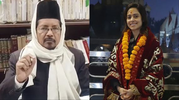 महाकाल के दरबार पहुंचीं नुसरत भरुचा तो मुस्लिम मौलाना भड़के, बोले- 'यह इस्लाम के खिलाफ है, कलमा पढ़ो और...'