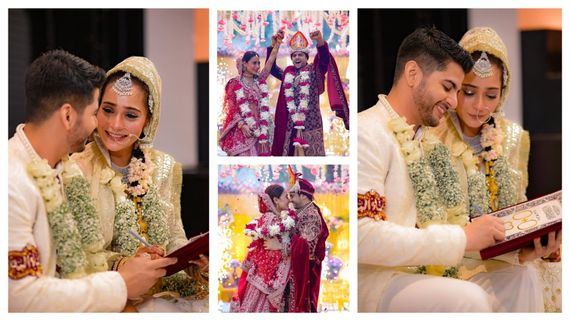 Inside Pics: पहले लिए सात फेरे, फिर मुस्लिम एक्ट्रेस ने पति से पढवाया कलमा