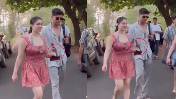 हाथ में बीयर की बोतल लिए इस हाल में सड़कों पर घूमती दिखीं सचिन तेंदुलकर की लाडली, वायरल हुआ फुल वीडियो