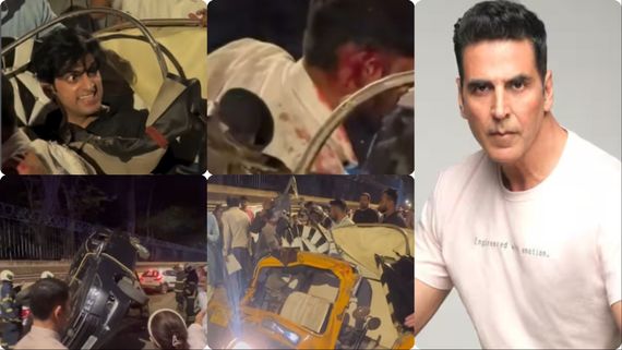 Akshay Kumar की कार पलटी और ऑटो रिक्शा के तो उड़े चिथड़े, जिसने भी देखा मंजर वो रह गया हैरान, खून से सना... 